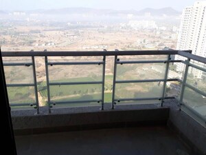 Living Room in 4 BHK Apartment at Paranjape Blue Ridge, Hinjewadi – for Rent