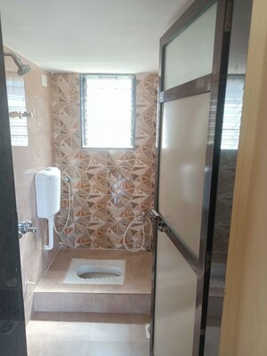 Bathroom in 1 BHK Apartment at Mahaveer Heavens Phase II, Kalyan West – for Sale