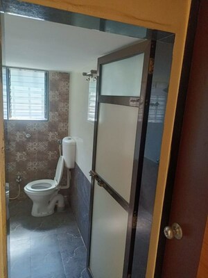 Bathroom in 1 BHK Apartment at Mahaveer Heavens Phase II, Kalyan West – for Sale