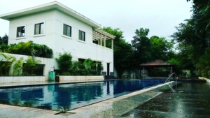 Swimming Pool in 2 BHK Apartment at Goel Ganga Panama , Pimple Nilakh – for Rent