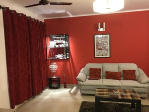 Living Room in 3 BHK Apartment at Hamlin Apartment, Sector 43 – for Rent
