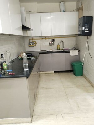 Kitchen in 2 BHK Builder Floor at Malviya Nagar – for Rent