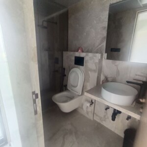 Bathroom in 3 BHK Apartment at Gurukrupa Vyom, Juhu – for Rent