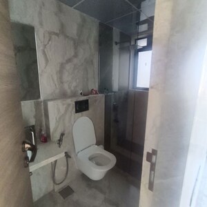 Bathroom in 3 BHK Apartment at Gurukrupa Vyom, Juhu – for Rent