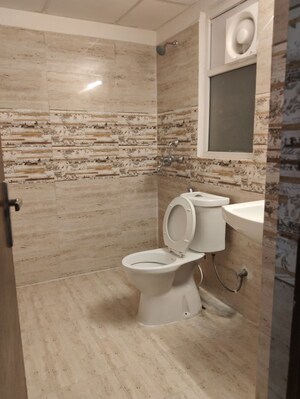 Bathroom in 3 BHK Apartment at Amrapali Kingswood, Sector 4 Greater Noida – for Rent