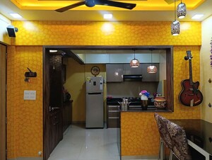 Kitchen in 1.5 BHK Apartment at Casa RioGold, Dombivli East – for Rent