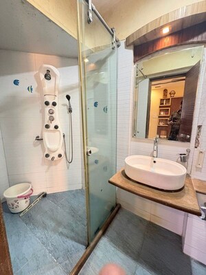 Bathroom in 3 BHK Apartment at GHP Neptune Suncity, Vikhroli West – for Rent