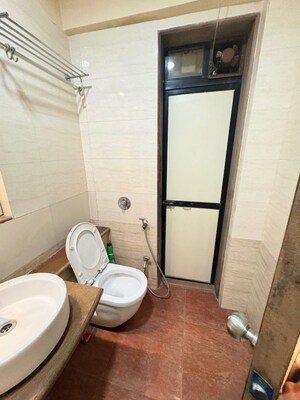 Bathroom in 3 BHK Apartment at GHP Neptune Suncity, Vikhroli West – for Rent