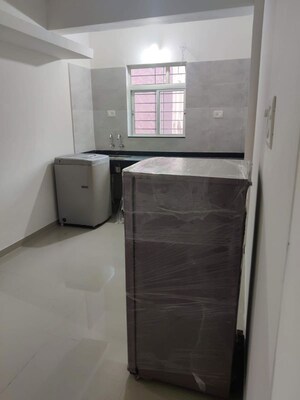 Kitchen in 1 BHK Builder Floor at Kamgar Putala Vasahat – for Rent