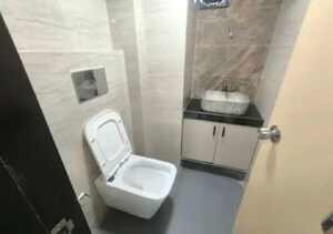 Bathroom in 2 BHK Apartment at Siddhanchal CHS, Pawar Nagar – for Rent