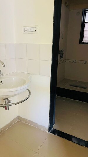 Bathroom in 2 BHK Apartment at Treasure Park, Walvekar Nagar – for Rent
