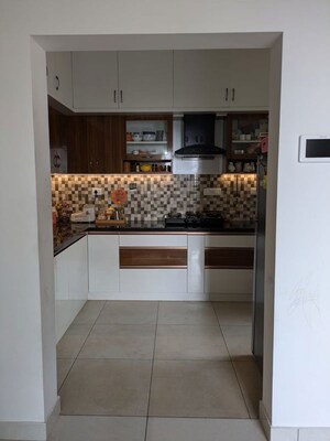 Kitchen in 3 BHK Apartment at Prestige Lakeside Habitat Apartments, Gunjur – for Rent