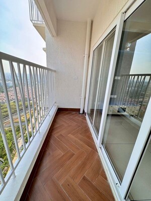 Balcony in 2 BHK Apartment at Eden Park At The Prestige City, Sarjapur Road – for Rent