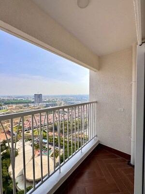 Balcony in 2 BHK Apartment at Eden Park At The Prestige City, Sarjapur Road – for Rent