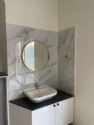 Bathroom in 3 BHK Apartment at SRR Sriram River View, Narsingi – for Rent