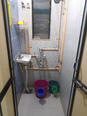 Bathroom in 1 BHK Apartment at Sandesh Nagar – for Rent