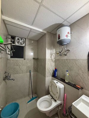 Bathroom in 3 BHK Apartment at Sushma Joynest ZRK, Ghazipur – for Rent