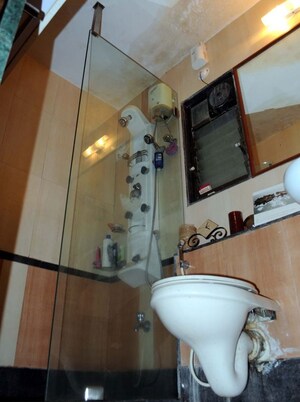 Bathroom in 2 BHK Apartment at Sandesh Nagar – for Rent