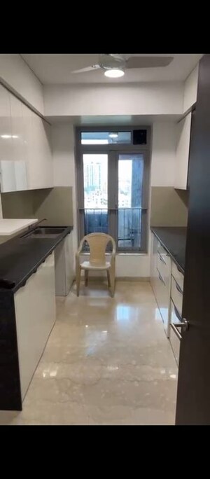Staircase in 3 BHK Apartment at Oberoi Sky City Tower E, Borivali East – for Rent