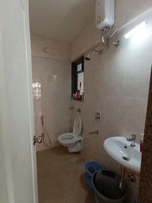 Bathroom in 2 BHK Apartment at BG Monte Verita North Annexe, Borivali East – for Rent