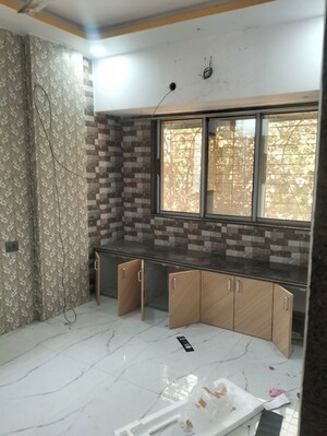 Kitchen in 1 BHK Apartment at Gaurav Residency, Mira Road – for Rent