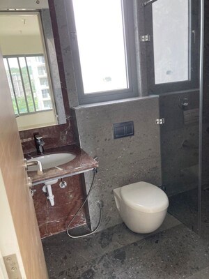 Bathroom in 3 BHK Apartment at Kalpataru Aurum, Baner – for Rent