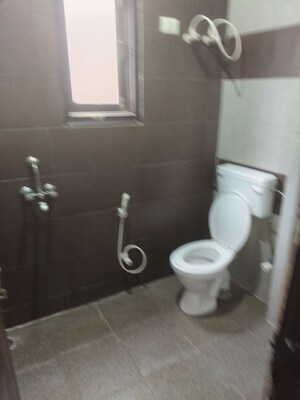Bathroom in 2 BHK Builder Floor at Chattarpur – for Rent