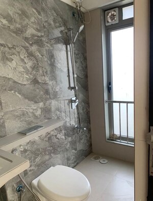 Bathroom in 3.5 BHK Apartment at The Wadhwa Anmol Fortune, Goregaon West – for Rent
