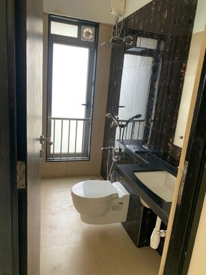 Attached Bathroom in 3.5 BHK Apartment at The Wadhwa Anmol Fortune, Goregaon West – for Rent