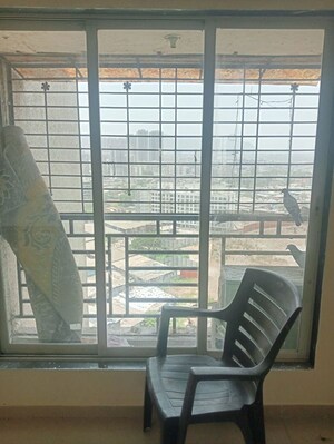 Staircase in 2 BHK Apartment at Meenar Ammar Meadows, Shilphata – for Rent