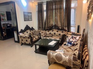 Living Room in 3.5 BHK Apartment at Prateek Laurel, Sector 120 – for Rent