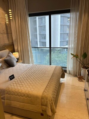 Bedroom in 4 BHK Apartment at Adani Ten BKC, Bandra East – for Rent