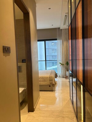 Bedroom in 4 BHK Apartment at Adani Ten BKC, Bandra East – for Rent