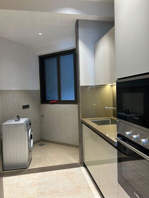 Kitchen in 4 BHK Apartment at Adani Ten BKC, Bandra East – for Rent