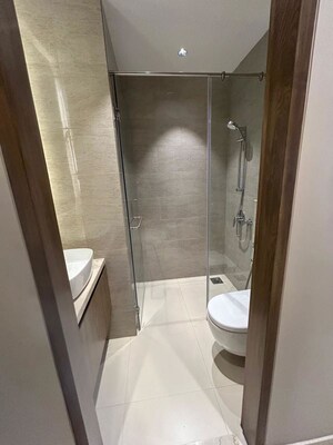 Bathroom in 4 BHK Apartment at Adani Ten BKC, Bandra East – for Rent