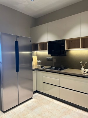 Kitchen in 4 BHK Apartment at Adani Ten BKC, Bandra East – for Rent