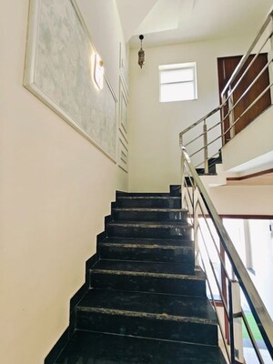 Staircase in 4 BHK Villa at Vip Road – for Rent