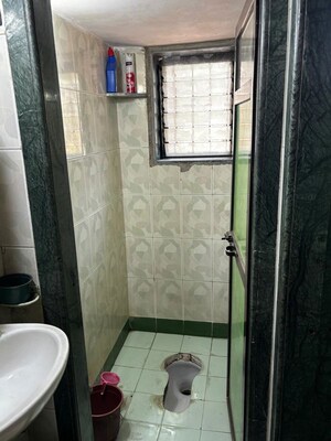 Bathroom in 1 BHK Apartment at Bhakti CHS Kalwa, Kalwa – for Rent