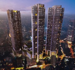 3 BHK + Servant Room,Study Room Apartment For Sale in Rustomjee Crown