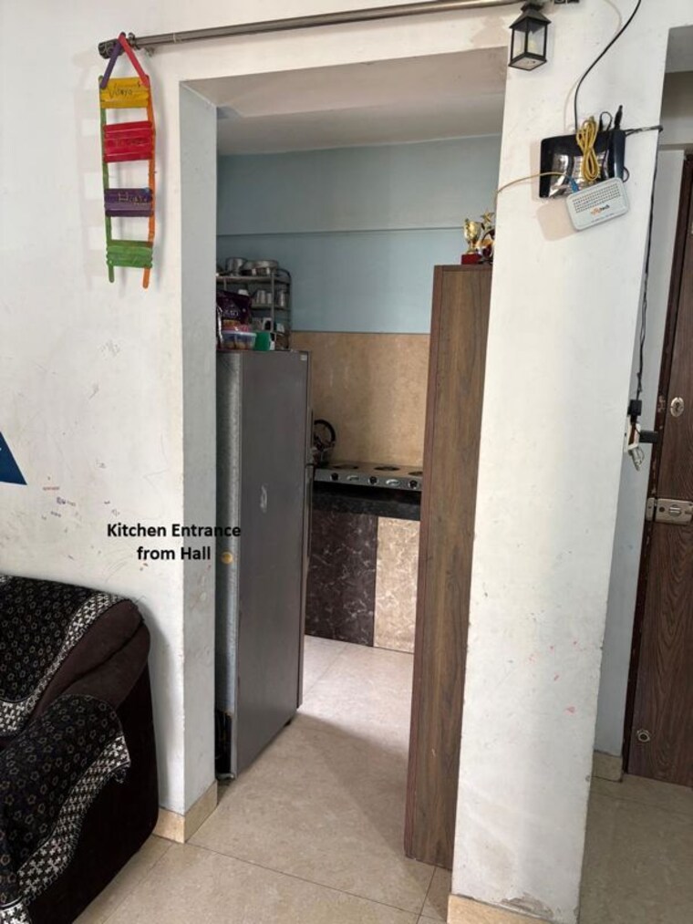 Kitchen, bharat-ecovistas 1.5 Bedroom 573 Sq.Ft. Apartment In Shilphata Thane 10364883
