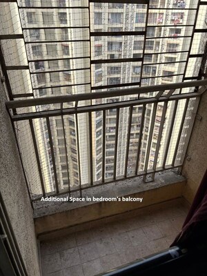 Balcony in 1.5 BHK Apartment at Bharat Ecovistas, Shilphata – for Sale