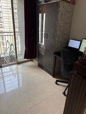 Living Room in 1.5 BHK Apartment at Bharat Ecovistas, Shilphata – for Sale