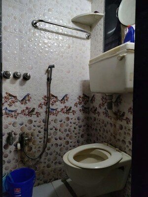 Bathroom in 2 BHK Apartment at Gauri Shankar CHS, Dombivli West – for Rent