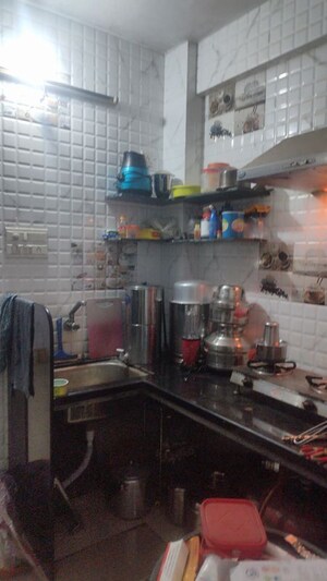 Kitchen in 1 RK Apartment at Om Surya CHS Dombivli, Dombivli West – for Rent