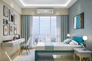 Bedroom in 3 BHK Apartment at Embassy Citadel, Worli – for Sale