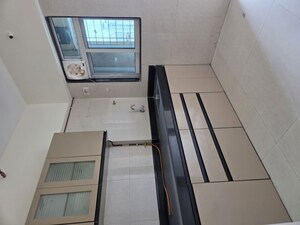 Staircase in 1 BHK Apartment at Cosmos Habitat, Majiwada – for Rent