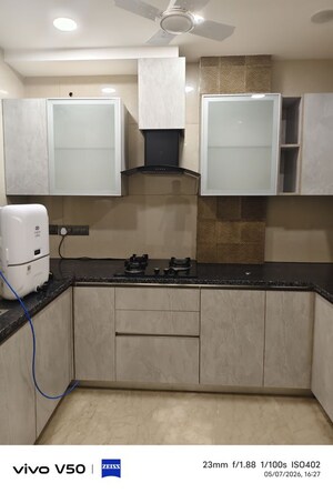 Kitchen in 3 BHK Builder Floor at Chittaranjan Park – for Sale