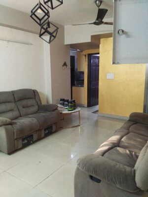 Living Room in 3 BHK Apartment at Supertech Cape Town, Sector 74 – for Rent