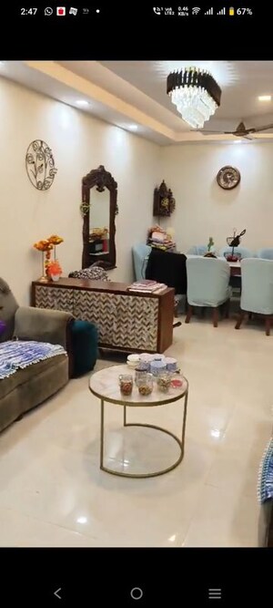 Living Room in 3 BHK Builder Floor at Rajouri Garden – for Sale