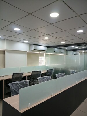 Team Area in  Office Space at Shivalik Abaise, Prahlad Nagar – for Rent